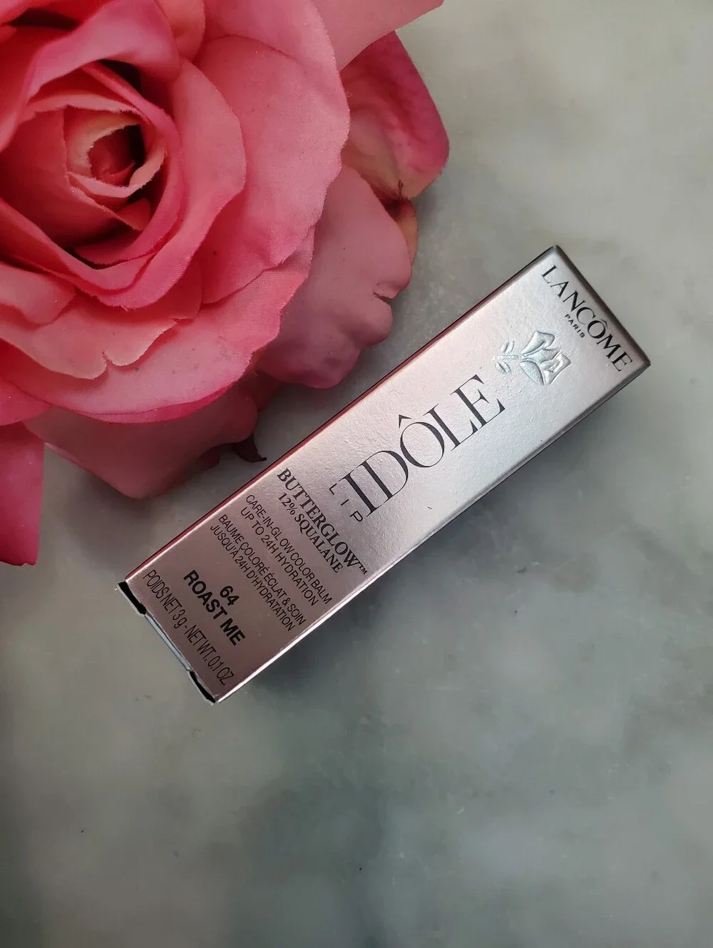 Lancome Butterglow Tinted Plumping Lip Butter Balm Roast Me - Nude Brown